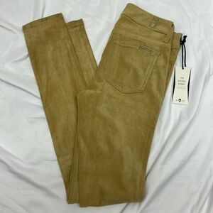 7 For All Mankind Sueded Skinny Jeans Size 25
